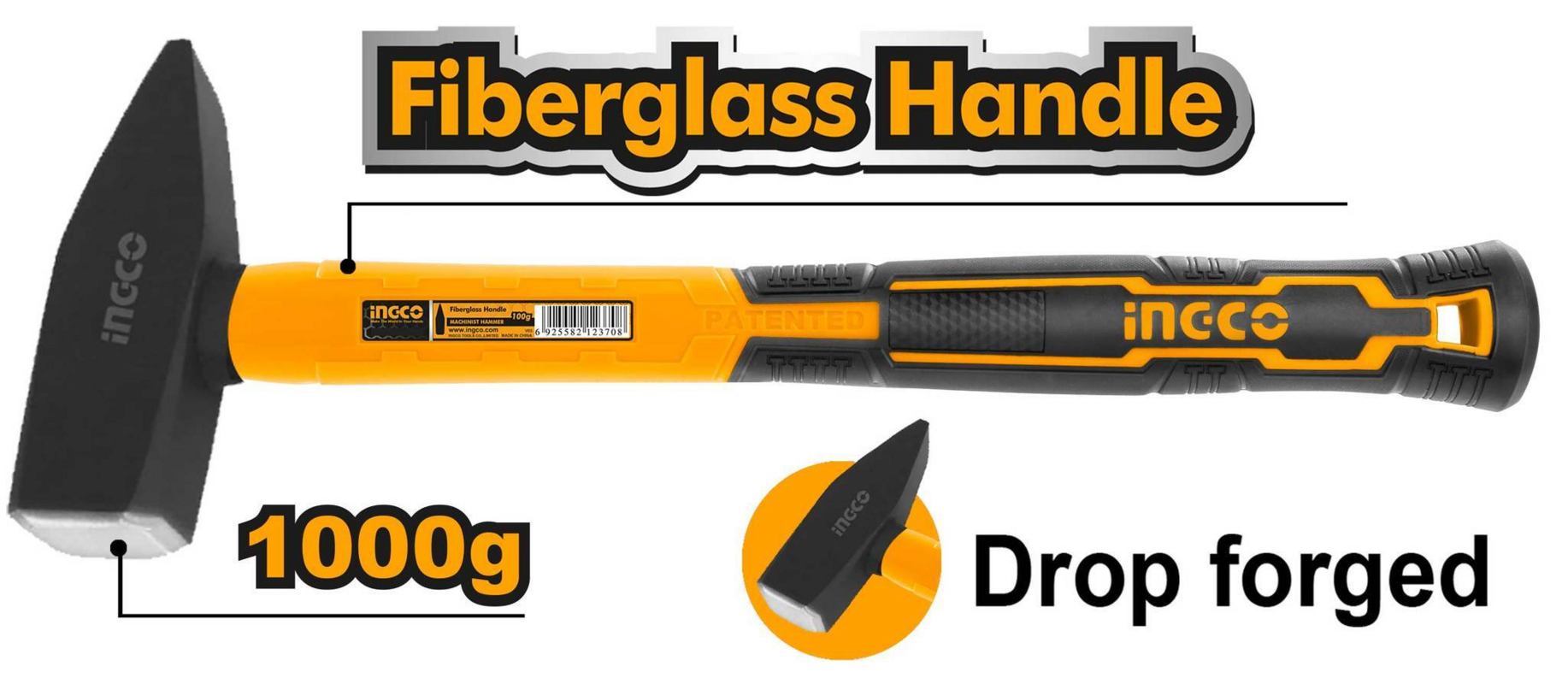 Молоток "INGCO"1000гр  HMH 821000