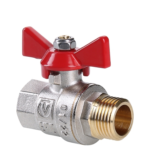 Кран шар. Basic VT НВ 3/4" бабочка (бгш) (10) VT.218.N.05