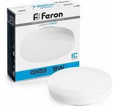 Лампа свет. для нат. потолков, GX53 (9W) 230V  Feron