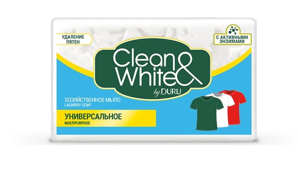 Мыло хоз. DURU "Clean & White" 120гр унив.
