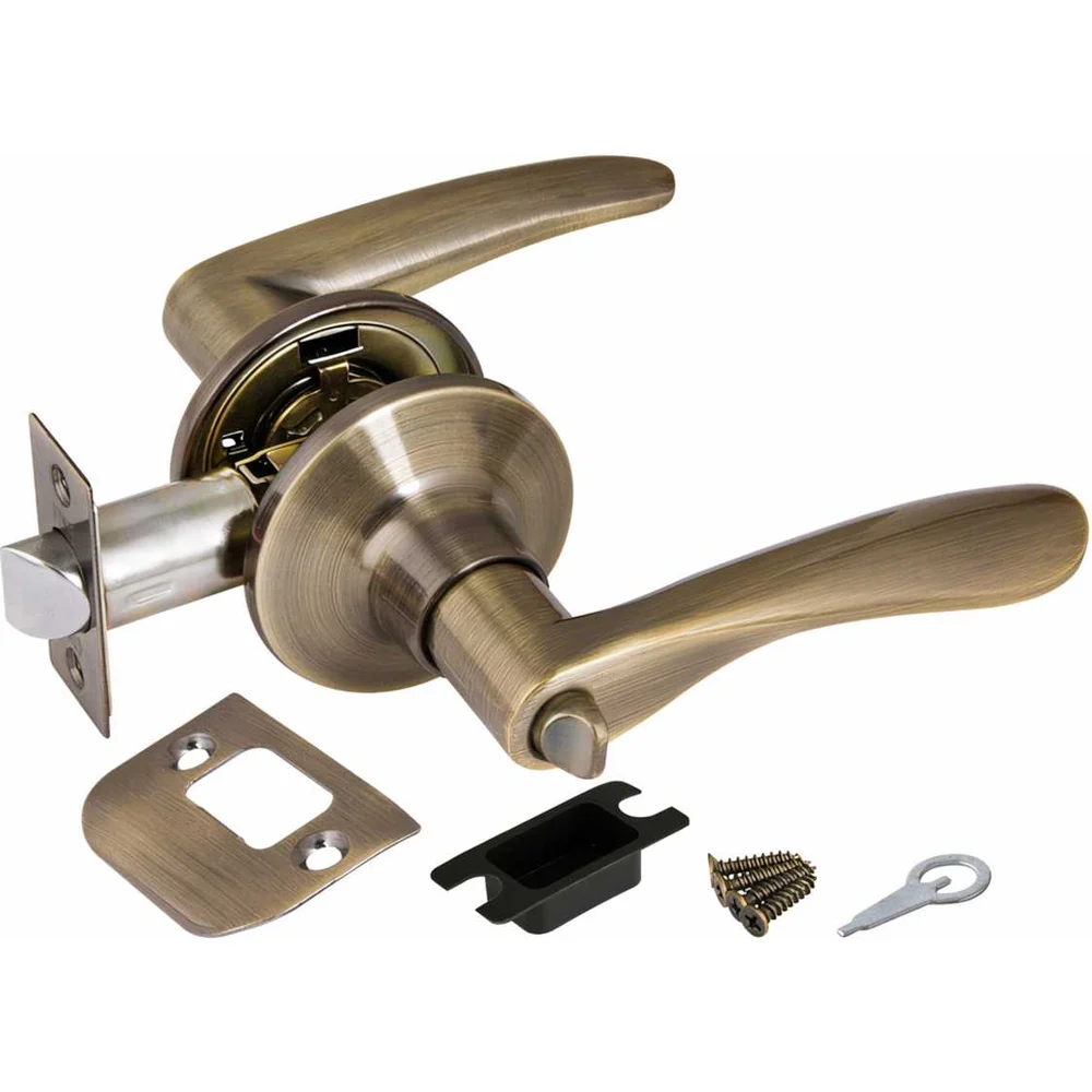 Ручка защелка 6020 АВ-В (бронза)