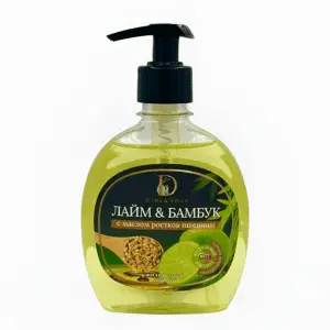Жидкое мыло с маслом ростков пшеницы "Лайм Бамбук" 300л