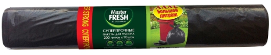 Пакеты д/мусора MASTER FRESH 240 л 5 шт