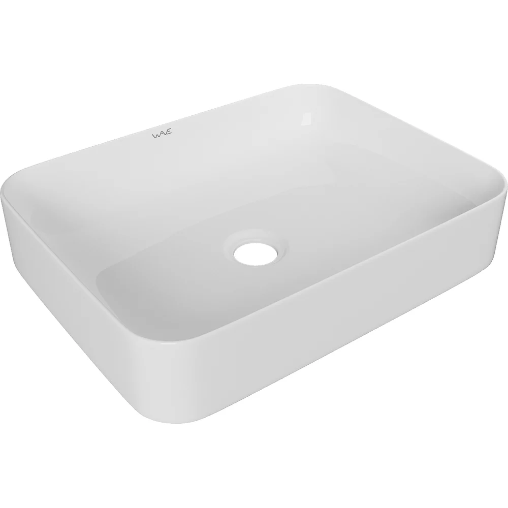 Умывальник меб. накл. KNOIS прямоугольный (500*390*140мм) белый KN842700