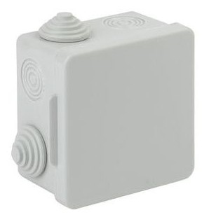 Коробка расп. ЭРА 80х80х50мм IP54 серый