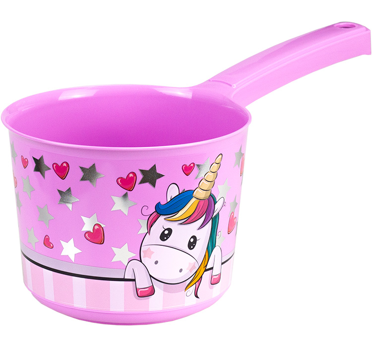 Ковш 1,5л ДЕКО единорог М 1218