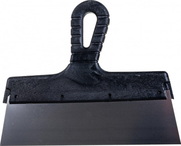 Шпатель DECOR "Профи" фасадный нержавеющая сталь, двухкомпонентная ручка 250 мм