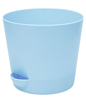Горшок д/цветов с поддоном 2л Интерм ГОЛУБОЙ арт В0220