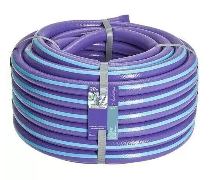 Шланг АПРЕЛЬ поливочный трехслойный 3/4 20 м