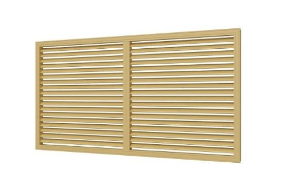 Решетка радиаторная 60* 120 бежевый П60120Р