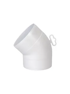 Колено круглое d100мм 45гр