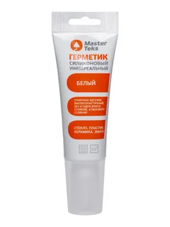 Герметик MasterTeks силик универ. белый 40ml