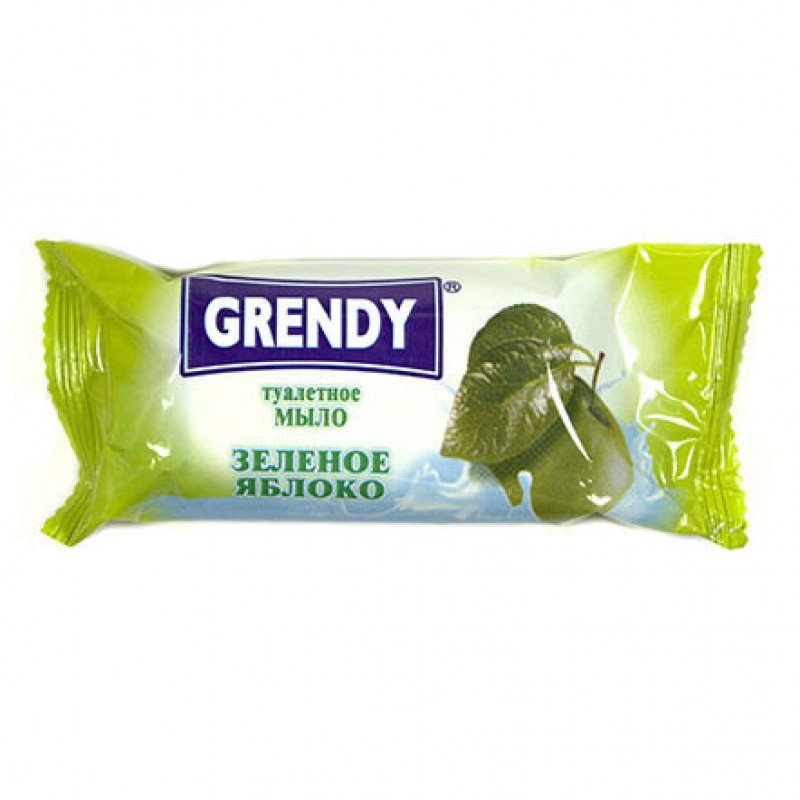 Мыло туалетное GRENDY "Зеленое яблоко" 75 г