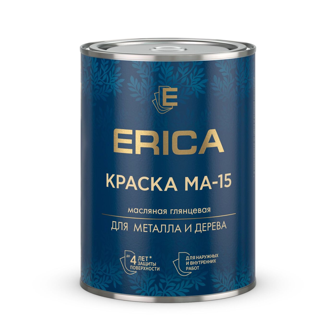 Краска МА-15 масляная глянец ERICA СУРИК 0,8 кг