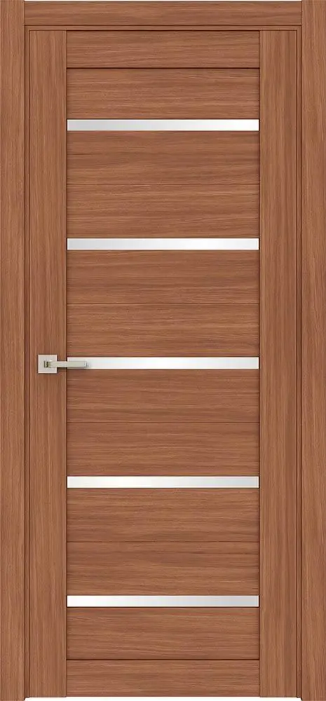 Дверное полотно 700*2000 стекло Линия Клен марроне