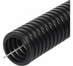 Гофротруба с зонтом ПВХ Д20мм черная легкая