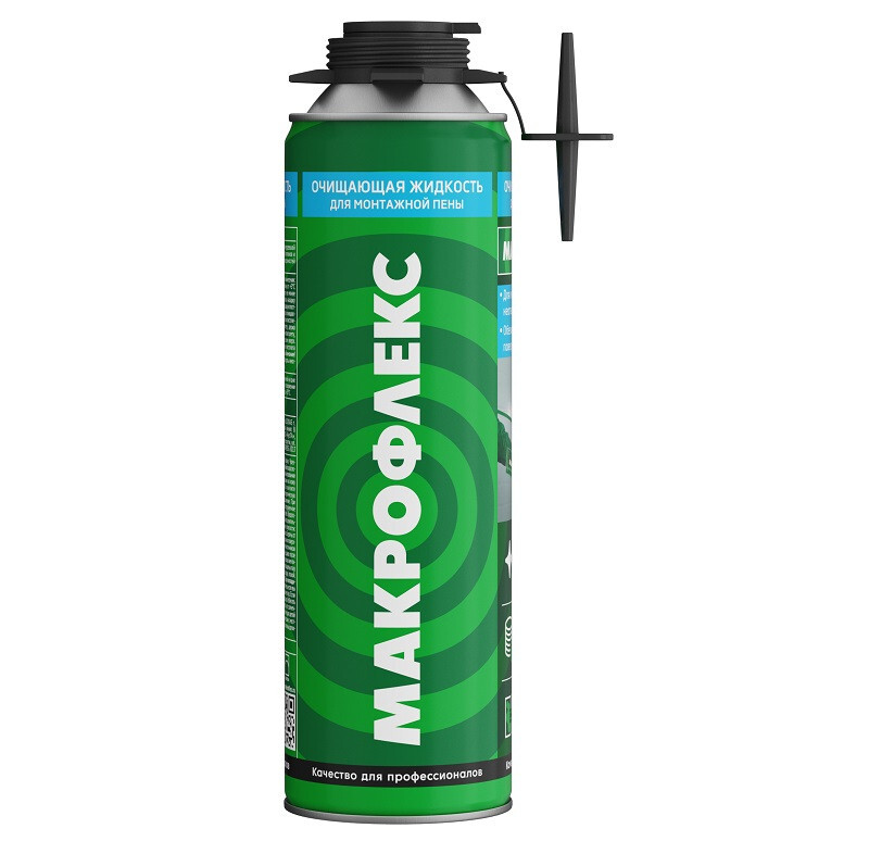 Очиститель монтажной пены Макрофлекс 500мл