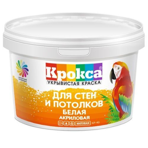 Краска в/э Кр-40 3кг для стен и потолков