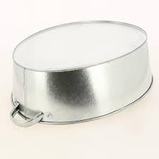 Таз оцинк. 27л овальный (Магнитогорск)