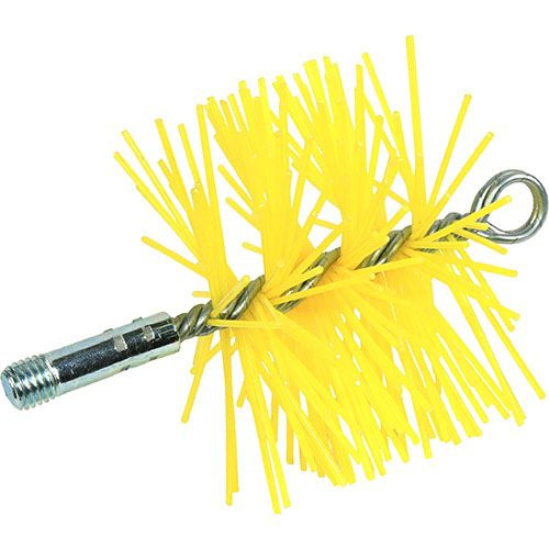 Ерш д/чистки дымох 150*14мм желтый