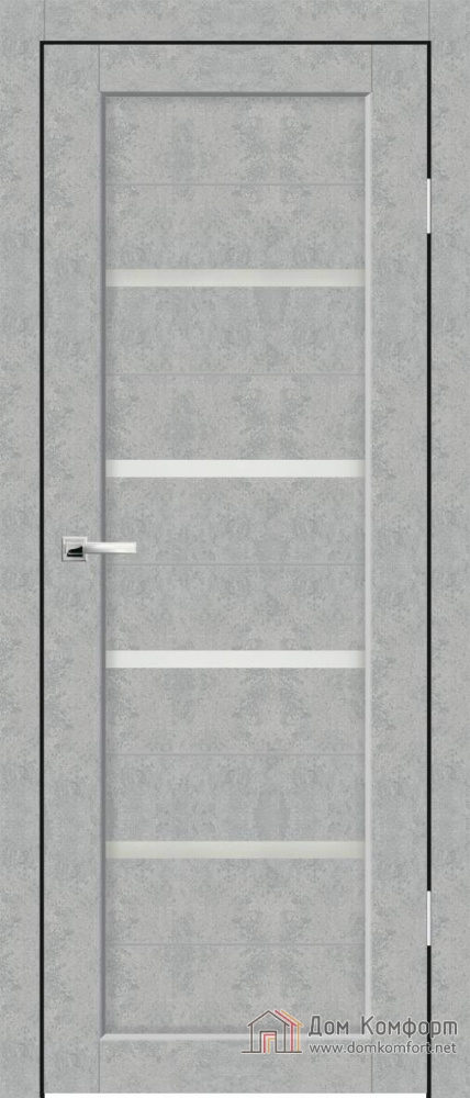 Дверное полотно Биланчино (700*2000 бетон снежный) ПВХ (без коробки и наличников)