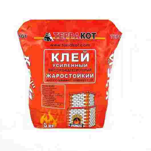 Клей ТЕРРАКОТ жаростойкий усиленный 5 кг