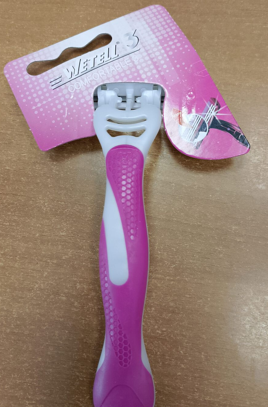 Станок для бритья жен, 3 лезвия, увлажн полоска, плавающая головка