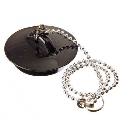 Пробка для ванной резиновая с цепочкой 29 см