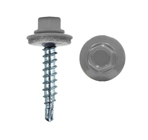 Саморезы кровел. 4,8*35 серый 7004 250шт