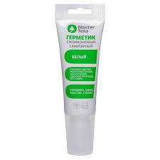 Герметик MasterTeks силик санитарный белый 40ml