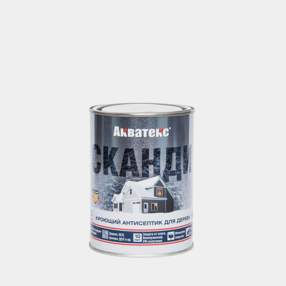 Антисептик АКВАТЕКС "Сканди" кроющий для дерева  северное море 0.75 л