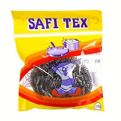 Губка SAFI TEX метал. для мытья посуды 1шт.