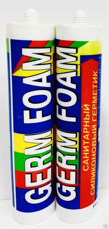 Герметик GERM FOAM силиконовый универсальный прозрачный 280 мл