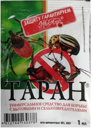 Средство МОСАГРО "Таран" от бытовых и с/х вредителей 1 мл