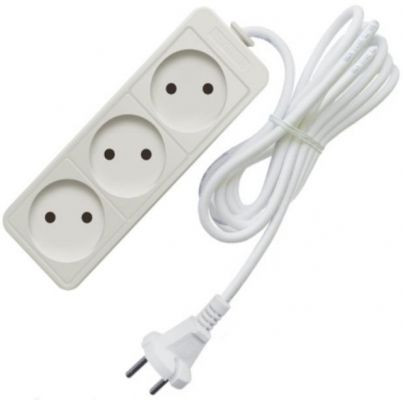 Удлинитель-шнур Iх10м с заземл. 10А IP20 2.2кВт Союз 481S-4401