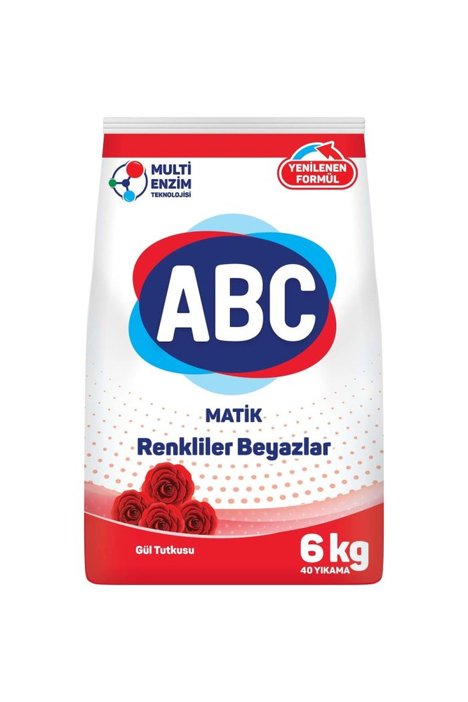 Порошок стир. АВС  Страсть розы 6кг