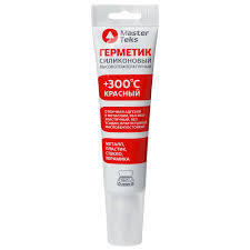 Герметик MasterTeks силик высокотемпер. красный 80ml