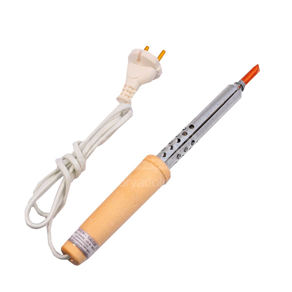 Электропаяльник ТЕРМОЛЮКС ЭПСН-65 с ручкой изготовленной из дерева 65 Вт