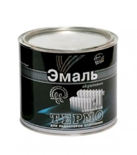 Эмаль РАДУГА-МАЛЕР акрил. термостойкая д/рад. отопления  белая 900 г