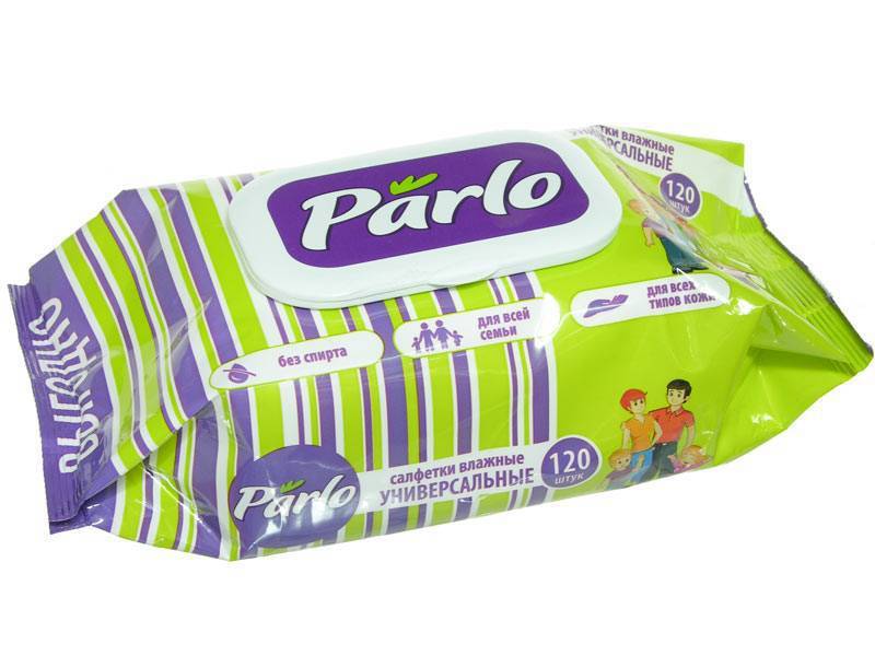 Влаж салф унив PARLO 120шт Для всей семьи