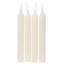 Свеча восковая хозяйственная бытовая декоративная 4 шт.