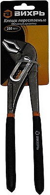 Клещи ВИХРЬ переставные 250мм 73/6/3/4