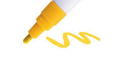 Маркер-краска желтый