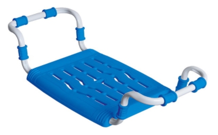 Сиденье на ванну НИКА раздвижное пластиковое индиго