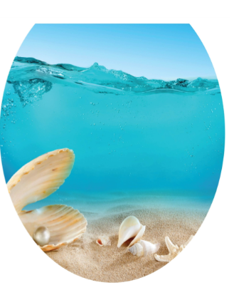 Сиденье д/ун. "Океан" Лазурный берег жесткое