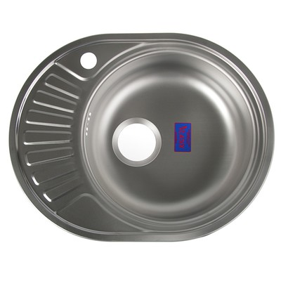 Мойка кухонная 45*57*16см 0,6мм. (без сифона) Vladiks L-457 левая