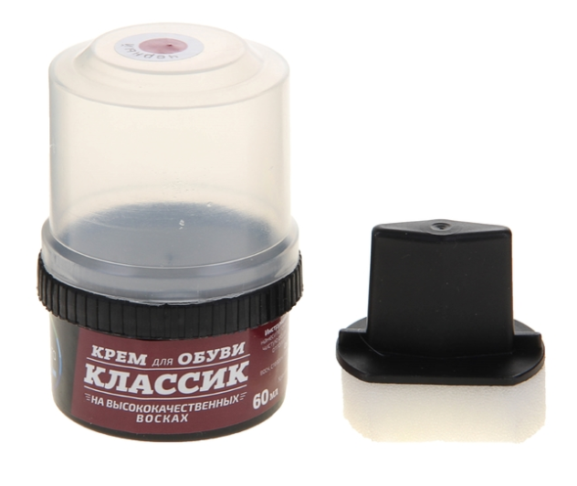 Радуга крем д/обуви С-4 40г черн