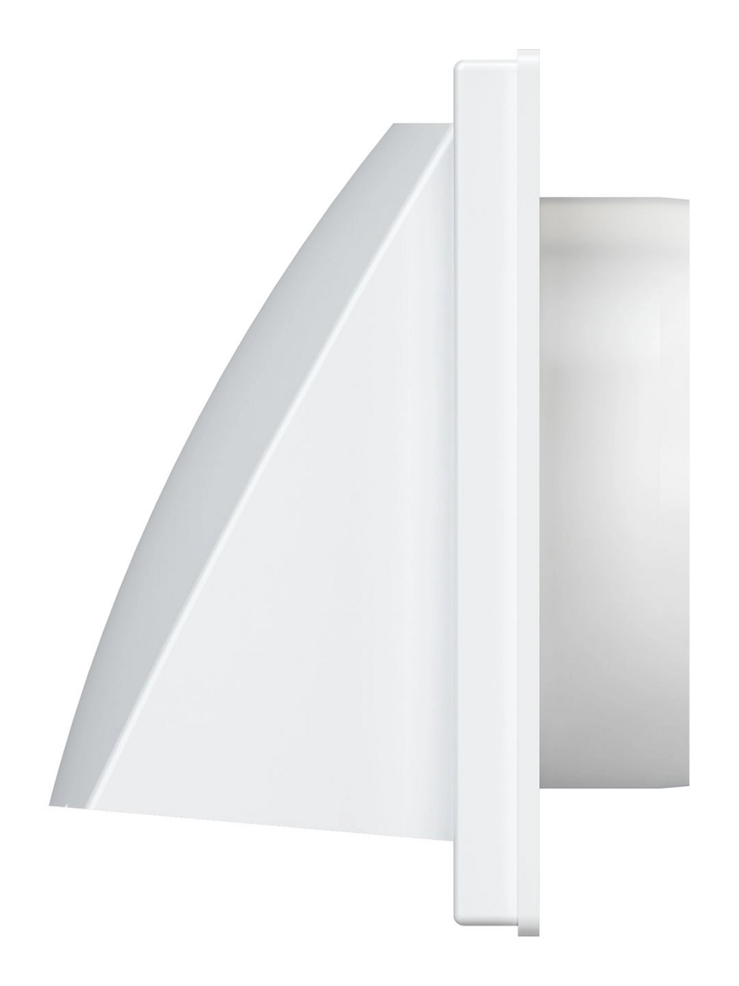 Выход стенной вытяжной 155*155 d-100 с обр/клап.1515К10ФВ