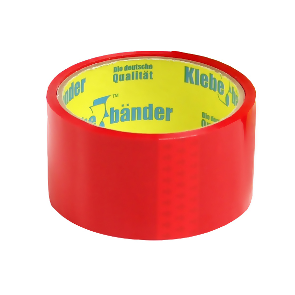 Скотч 48мм*25м Klebebander красный