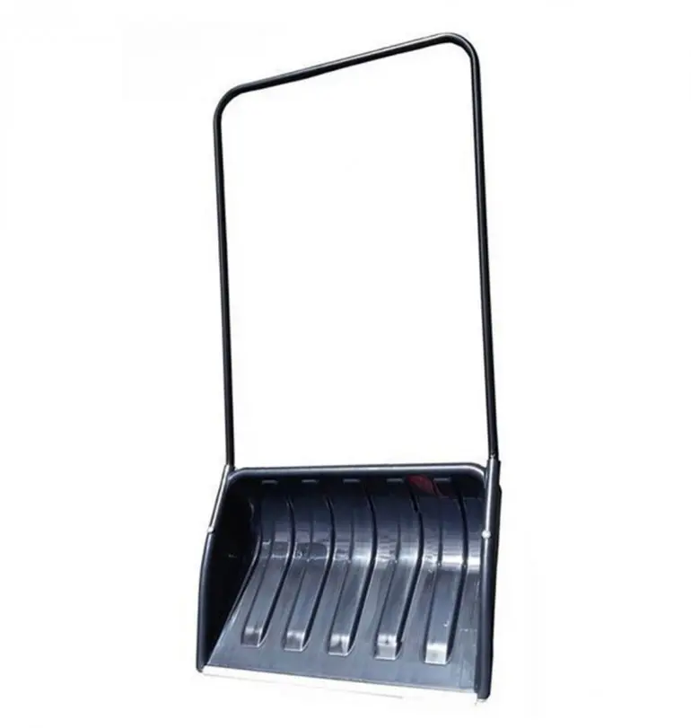 Скрепер пластиковый "Элита" 750х500мм с изогнутой метал. ручкой д. 20мм